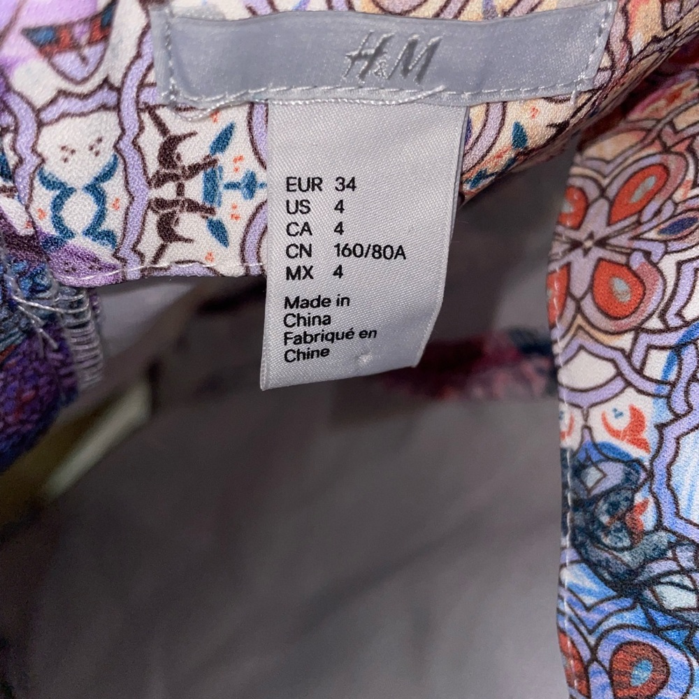 multicolor floral dress - Picture 4 of 6